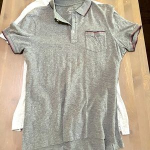 Two mens polo shirts